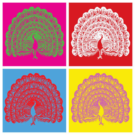 pop art background のイラスト素材