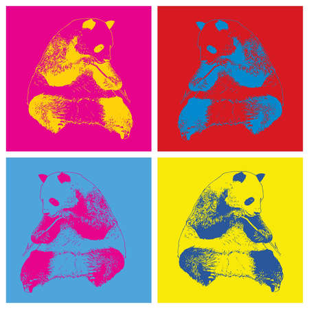 pop art background のイラスト素材
