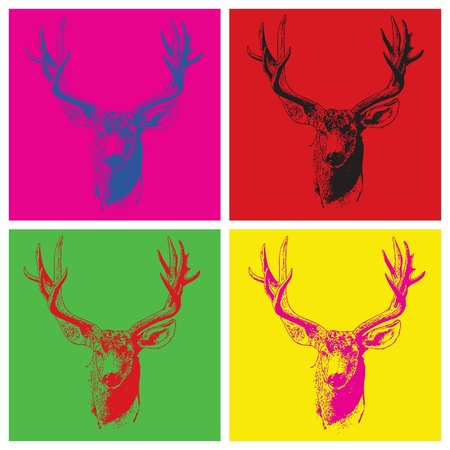 pop art background のイラスト素材