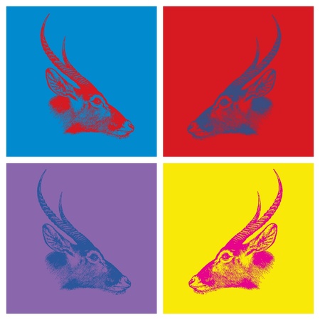 pop art background のイラスト素材