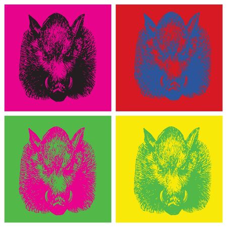 pop art backgroundのイラスト素材