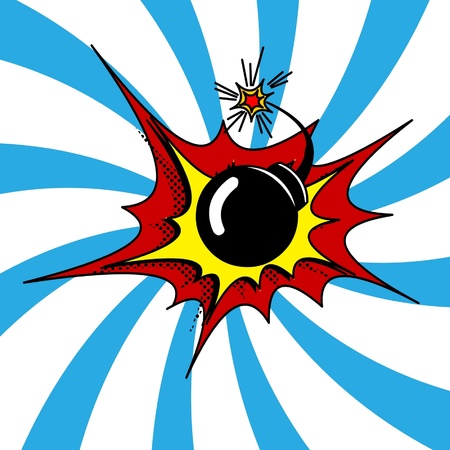 comic bubbleのイラスト素材