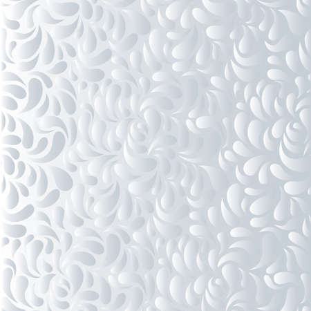Abstract Background of Seamless Geometric White 3D Designのイラスト素材