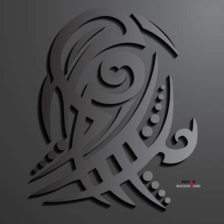 Background Abstract 3D Design illustrations Borders Element Blackのイラスト素材