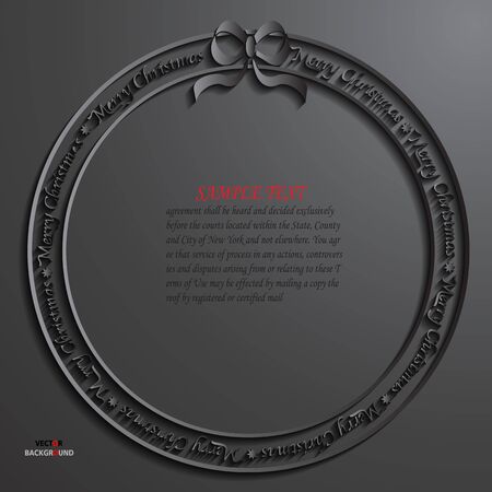 Background Abstract 3D Design illustrations Borders Element Christmasのイラスト素材