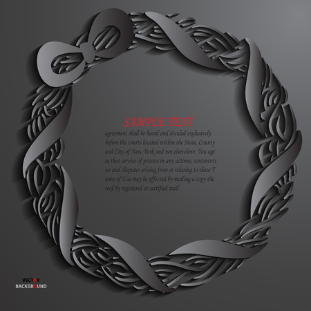 Background Abstract 3D Design illustrations Borders Element Christmasのイラスト素材