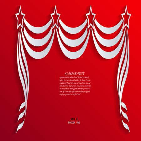 Background Abstract 3D Design illustrations Borders Element Redのイラスト素材