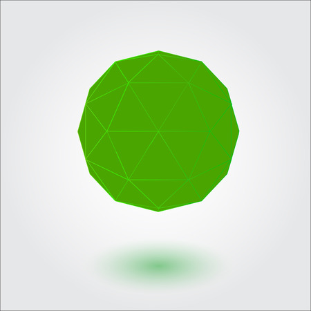 Geometric background 3d geometric abstract art geometric lines vector illustrationのイラスト素材