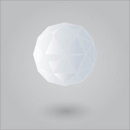 Geometric background 3d geometric abstract art geometric lines vector illustrationのイラスト素材