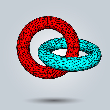 Geometric background 3d geometric abstract art geometric lines vector illustrationのイラスト素材