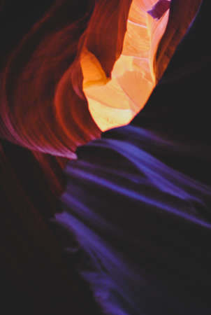 lower antelope canyon, arizona, usaの写真素材