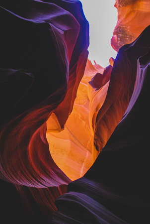 lower antelope canyon, arizona, usaの写真素材