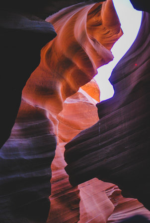lower antelope canyon, arizona, usaの写真素材