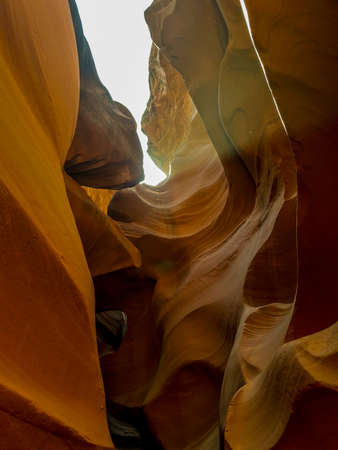 lower antelope canyon, arizona, usaの写真素材