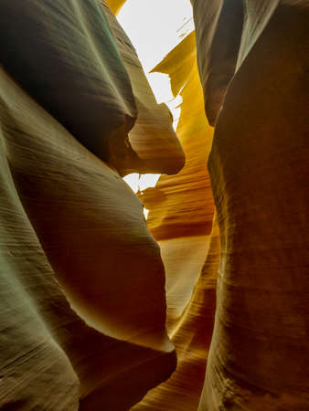 lower antelope canyon, arizona, usaの写真素材