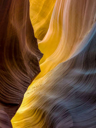 lower antelope canyon, arizona, usaの写真素材