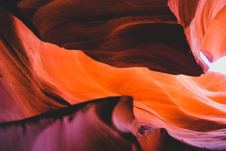 lower antelope canyon, arizona, usaの写真素材