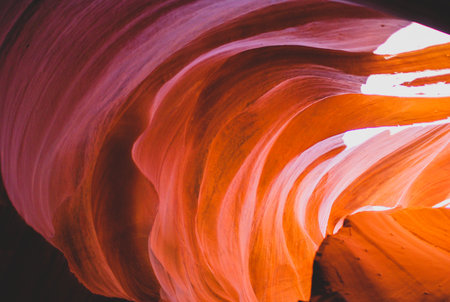 lower antelope canyon, arizona, usaの写真素材
