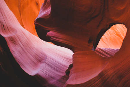 lower antelope canyon, arizona, usaの写真素材