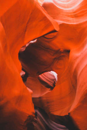 lower antelope canyon, arizona, usaの写真素材