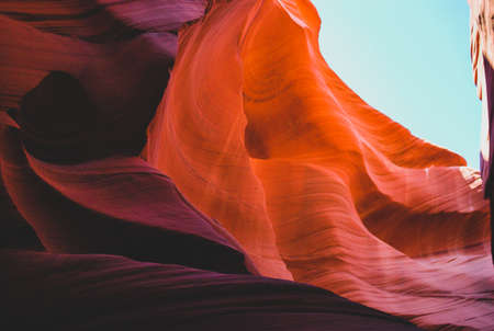 lower antelope canyon, arizona, usaの写真素材