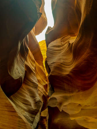 lower antelope canyon, arizona, usaの写真素材