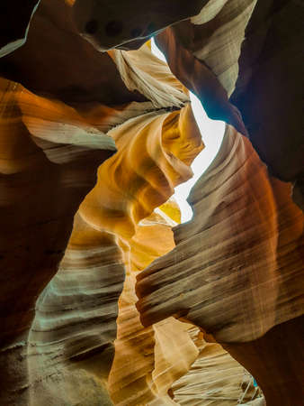 lower antelope canyon, arizona, usaの写真素材