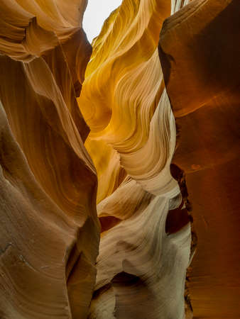 lower antelope canyon, arizona, usaの写真素材