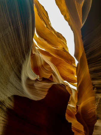 lower antelope canyon, arizona, usaの写真素材