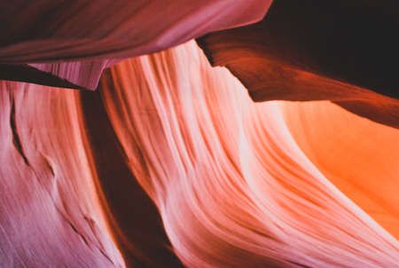 lower antelope canyon, arizona, usaの写真素材