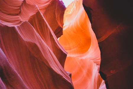 lower antelope canyon, arizona, usaの写真素材