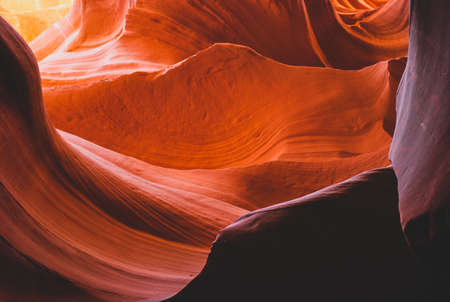 lower antelope canyon, arizona, usaの写真素材