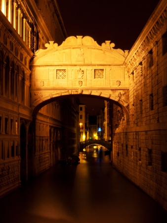 Ponte dei Sospiri, Venice, Italyの写真素材
