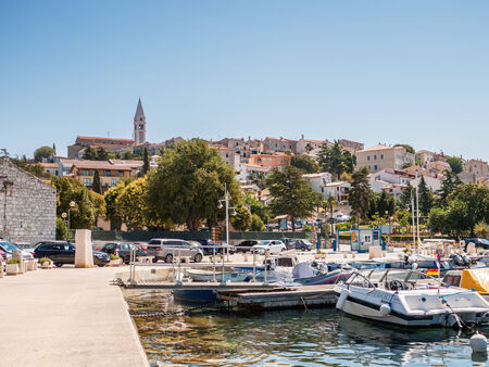 Port in Rovinj, Croatiaのeditorial素材