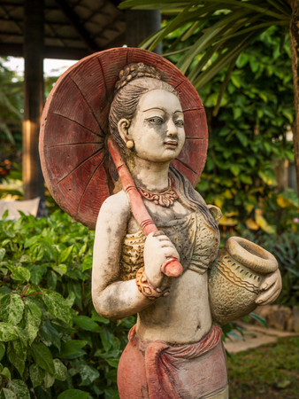 Female stone figure Thailand