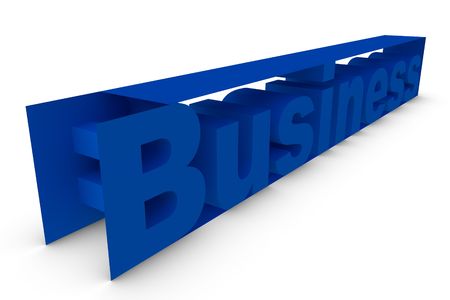 Three dimensional rendering business letterの写真素材