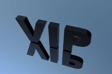 Computer generated vip letter - 3Dの写真素材
