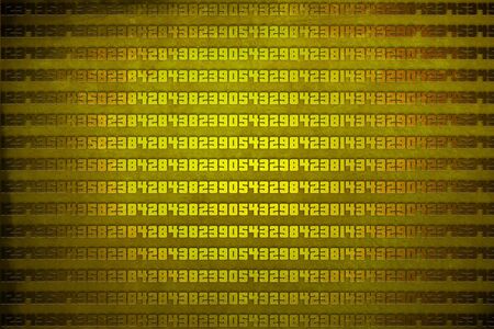 Grunge numbers with shine effectの写真素材