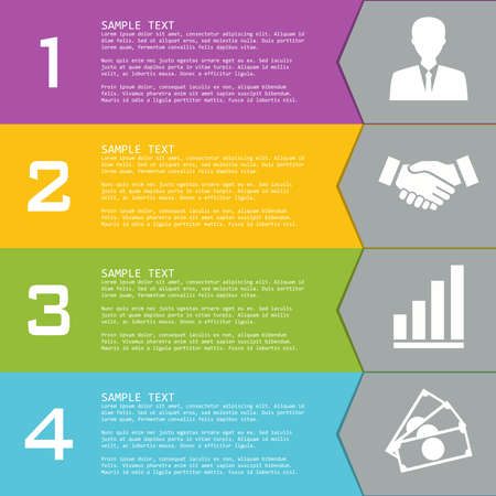 Vector elements for infographics. Templates with elements for presentations, business and marketing.のイラスト素材