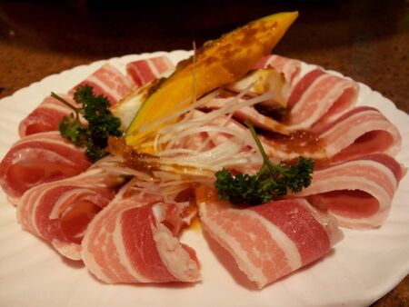 Pork before grillの素材