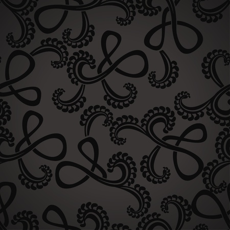seamless pattern swirl のイラスト素材