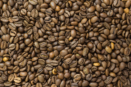 Texture of coffee beansの写真素材