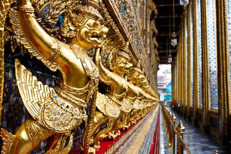 Garuda statue of Grand palace Bangkok, Thailandの写真素材