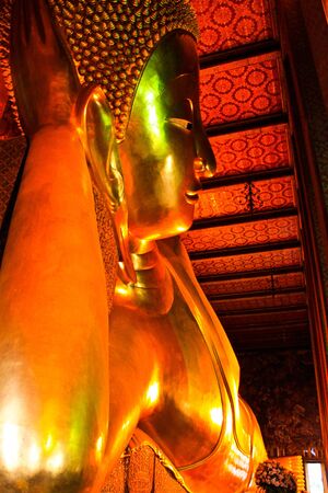 Buddha statue of Wat Pho Bangkok, Thailandの写真素材