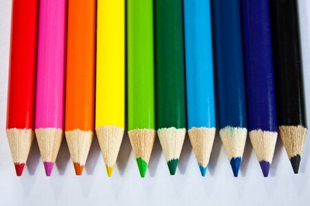 colored pencils.の写真素材