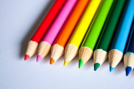 colored pencils.の写真素材