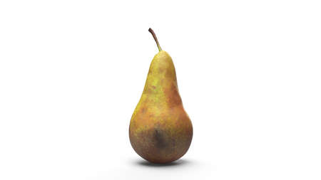 3d render kiwi half cut green on a white background exotic fruitの写真素材