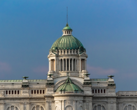 Anantasamakhom Throne Hall ,built in 1907 ,considered the most beautiful Italian Neo-Classic Palace in Thailand  Bangkok のeditorial素材