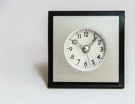 Alarm Clock, Square Shape with Rounded dialの写真素材
