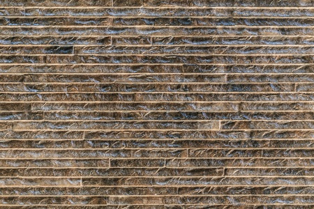 Glossy Brick Wall showing Natural Textureの写真素材